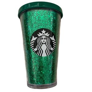 Starbucks Holiday Green Glitter 16 oz. Tumbler